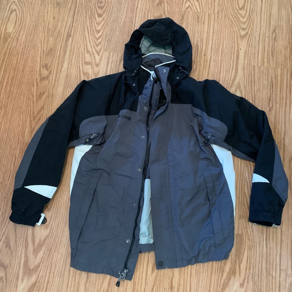 Columbia Interchange Core Winter Jacket With Hood Excellent Medium